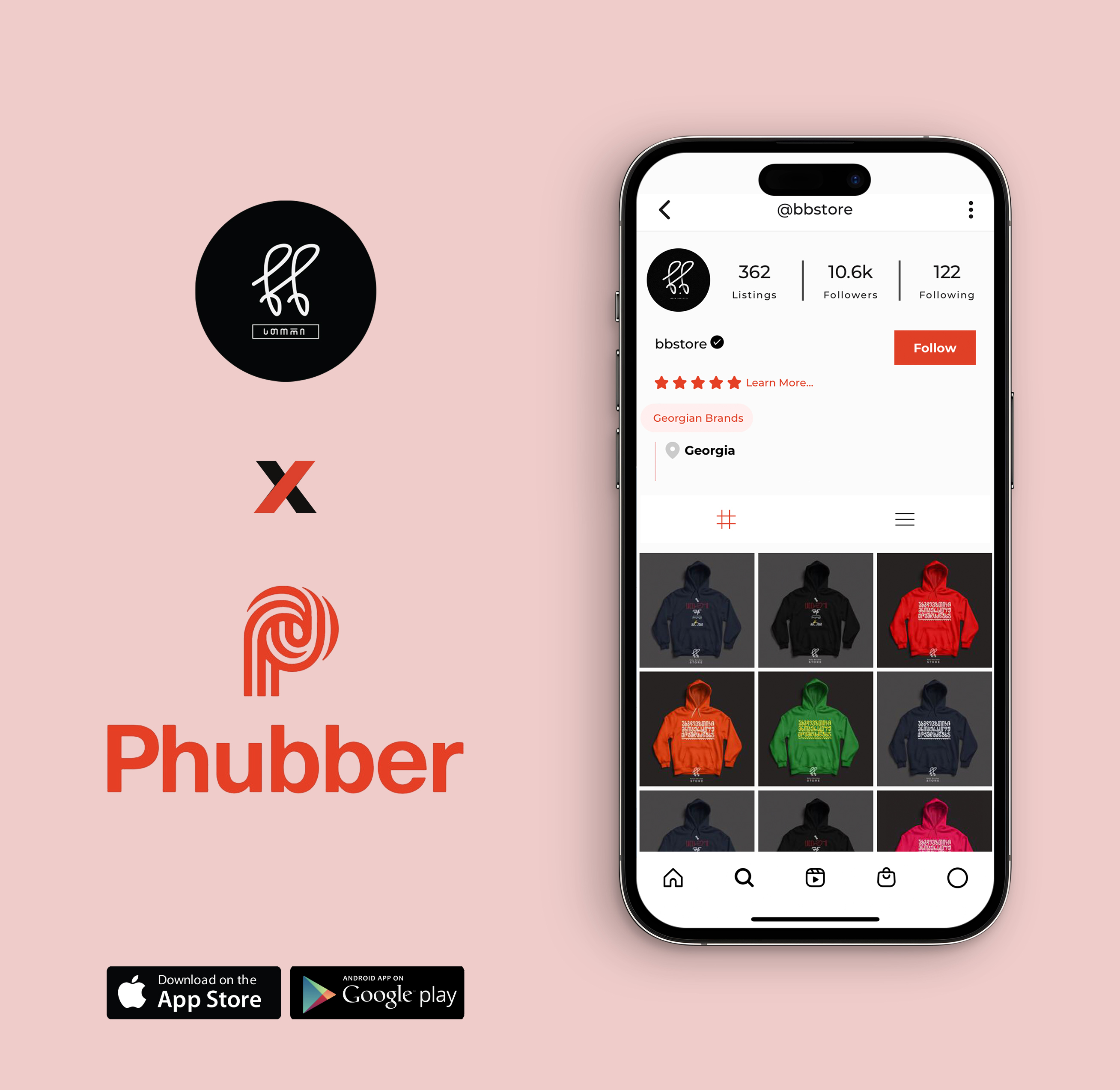 BB Store x Phubber App